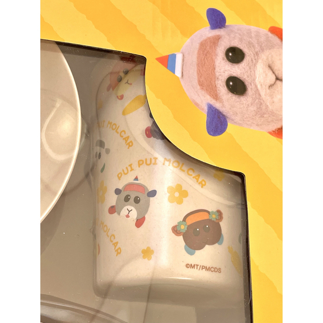 【２点セット】PUI PUI モルカー バンブー 食器セット NEW 非売品 エンタメ/ホビーのおもちゃ/ぬいぐるみ(キャラクターグッズ)の商品写真