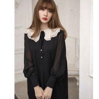 ハーリップトゥ(Her lip to)のRomantic Volume Sleeve Midi Dress(ひざ丈ワンピース)