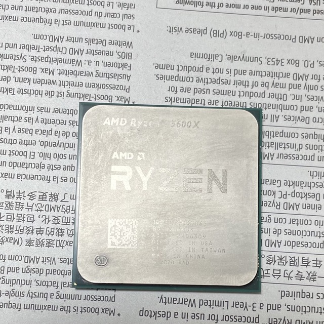 AMD RYZEN 5 5600X リテールクーラー付き