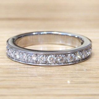 CHAUMET - 新品同様 ショーメ ハーフ エタニティ リング プラチナ CHAUMET - 新品同様 ショーメ ハーフ エタニティ リング プラチナ