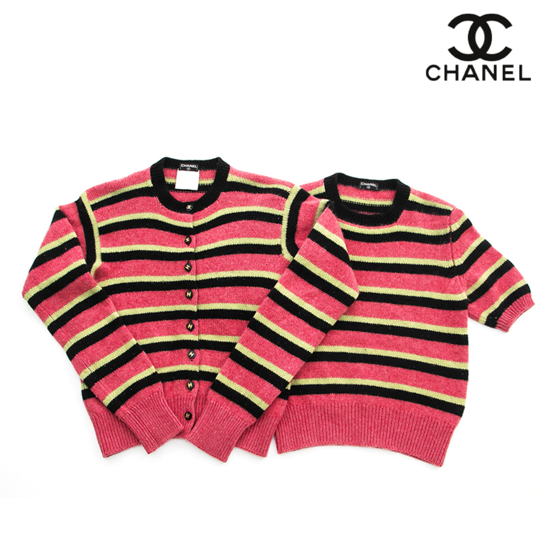 最安値級価格 CHANEL アンサンブル カーディガン ニット カシミヤ