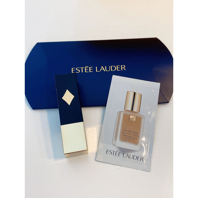 Estee Lauder(エスティローダー)のエスティーローダー　リップ、ファンデーションサンプル コスメ/美容のベースメイク/化粧品(リップグロス)の商品写真