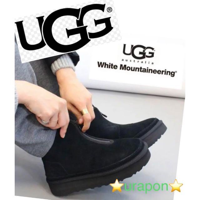 White Mountaineering ugg ジップブーツ 23cm