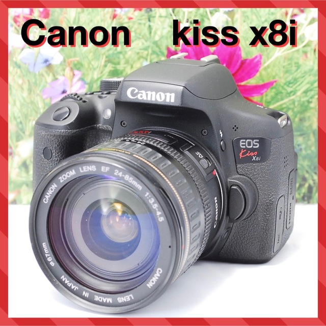 競売 - Canon ❤️スマホ転送OK❤️キャノン レンズキット❤ x8i kiss