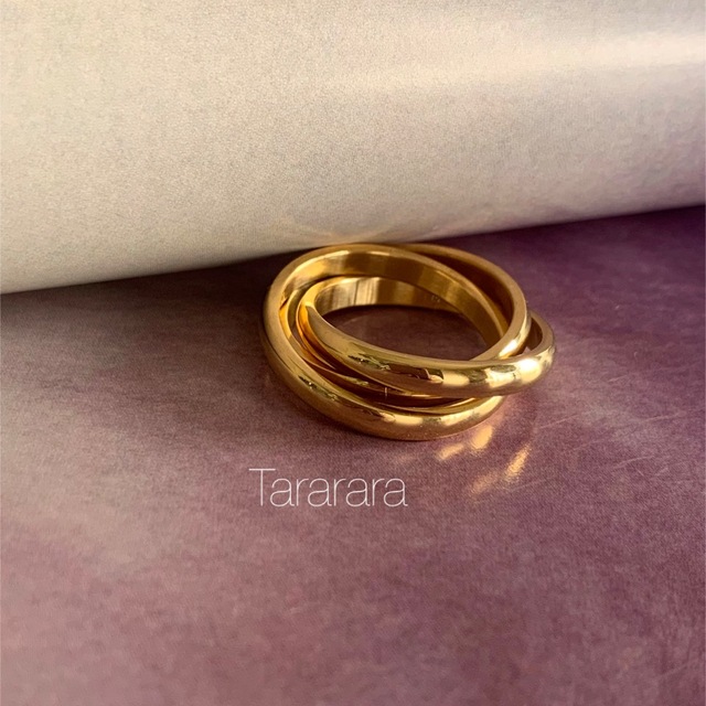 月-Tsuki- 様♡ ●stainless トリプルring G●金アレ対応 レディースのアクセサリー(リング(指輪))の商品写真