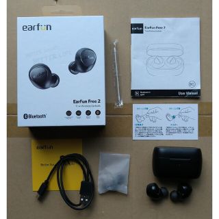 EarFun Free 2 Bluetooth5.2 ワイヤレスイヤホン(ヘッドフォン/イヤフォン)