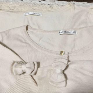 ウィルセレクション(WILLSELECTION)のリボン🎀ツインニット(アンサンブル)