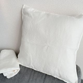 ムジルシリョウヒン(MUJI (無印良品))の【無印良品】クッションカバー 2点セット(クッションカバー)