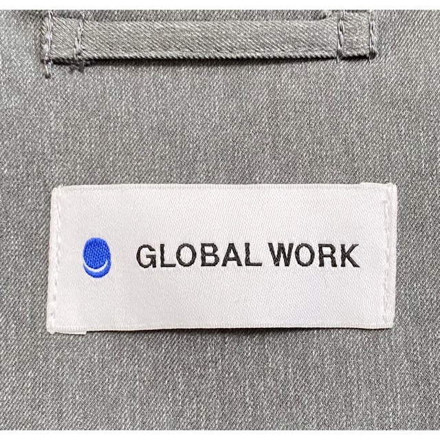 GLOBAL WORK(グローバルワーク)のGLOBAL WORK サーモライト フードブルゾン M グレー メンズのジャケット/アウター(ブルゾン)の商品写真