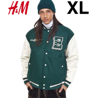 エイチアンドエム(H&M)の新品 H&M 高級スタジャン ウール&フェルト素材 HUF Supreme XL(スタジャン)