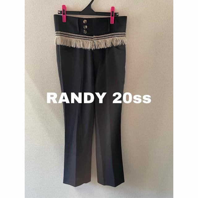 スラックスRANDY   Fringe Straight Trousers 20ss