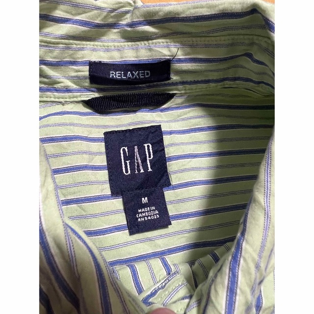 Old GAP ストライプシャツ　古着　vintage 秋 メンズのトップス(シャツ)の商品写真