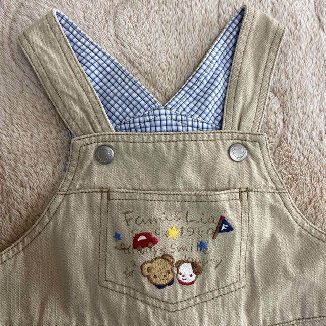 familiar(ファミリア)のファミリア　♡ サロペット　90 キッズ/ベビー/マタニティのキッズ服男の子用(90cm~)(その他)の商品写真