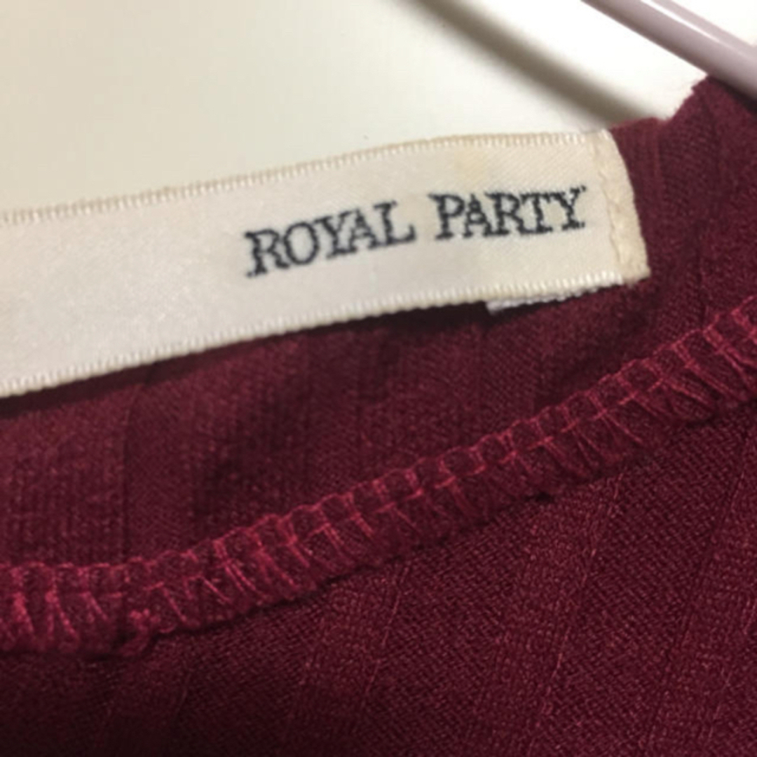 ROYAL PARTY(ロイヤルパーティー)の綺麗目！　ロイヤルパーティワンピ！ レディースのワンピース(ひざ丈ワンピース)の商品写真