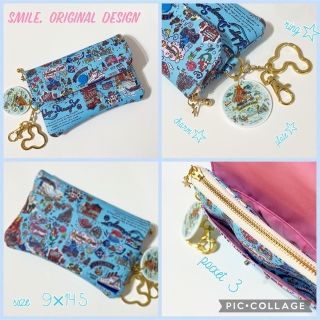 🏰👑Sea💓ミニウォレット♡コインケース♡カードケース(財布)