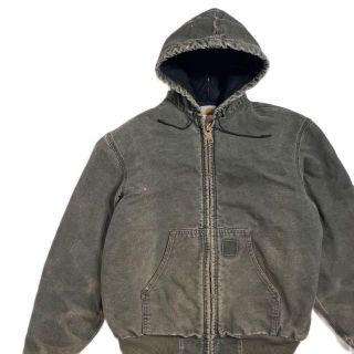 カーハート(carhartt)の【Carhartt】カーハートモスグリーンアクティブジャケット　90s古着襤褸(ブルゾン)