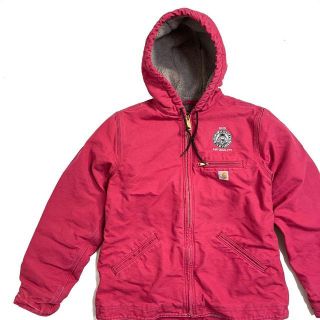 Carhartt カーハート オーバーオール 古着 キャンプ サーモンピンク