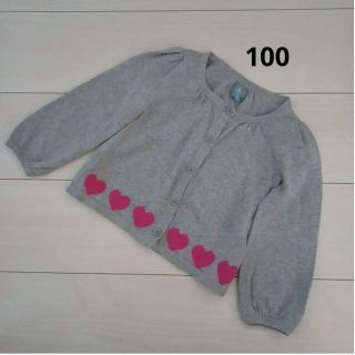 ベビーギャップ(babyGAP)のbaby　GAP　ベビーギャップ　 カーディガン　ハート　100(カーディガン)