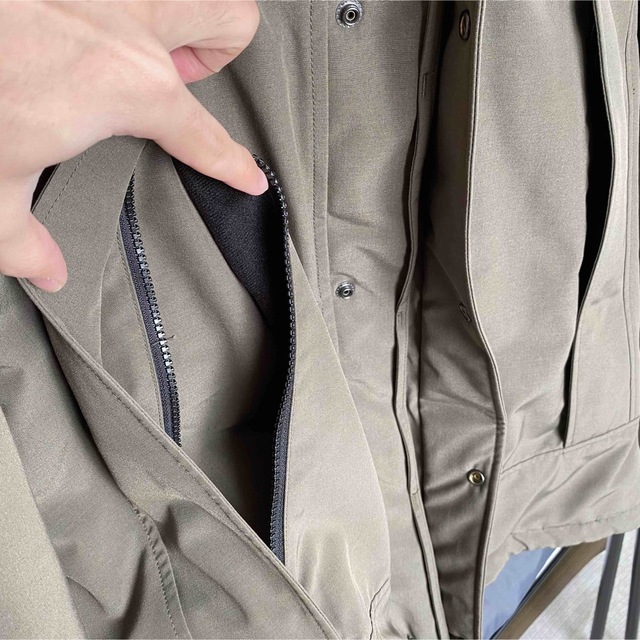 coen(コーエン)の冬におすすめ！　coen 防寒　マウンテンパーカー　M カーキ　ブラック　 メンズのジャケット/アウター(マウンテンパーカー)の商品写真