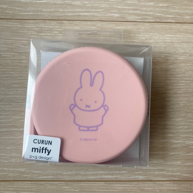 miffy(ミッフィー)の新品 ミッフィー 丸型ポーチ CURUN クルン 小物入れ ピンク レディースのファッション小物(ポーチ)の商品写真
