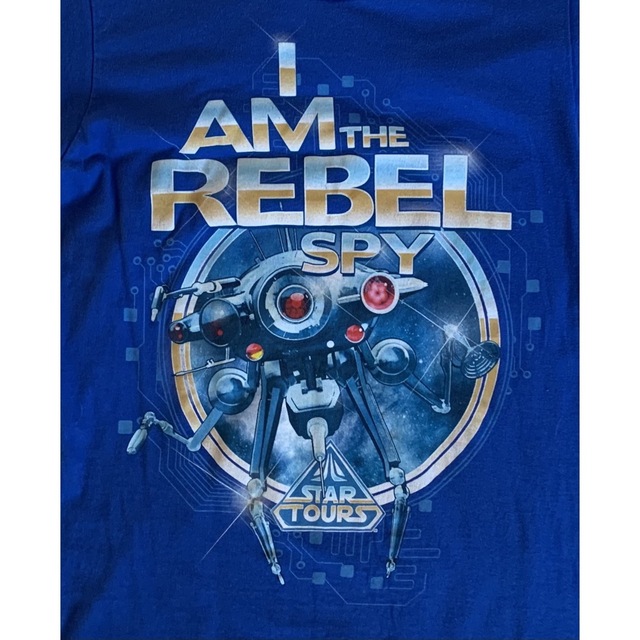 Disney(ディズニー)のディズニーランド スターツアーズ I AM THE REBEL SPY Tシャツ メンズのトップス(Tシャツ/カットソー(半袖/袖なし))の商品写真
