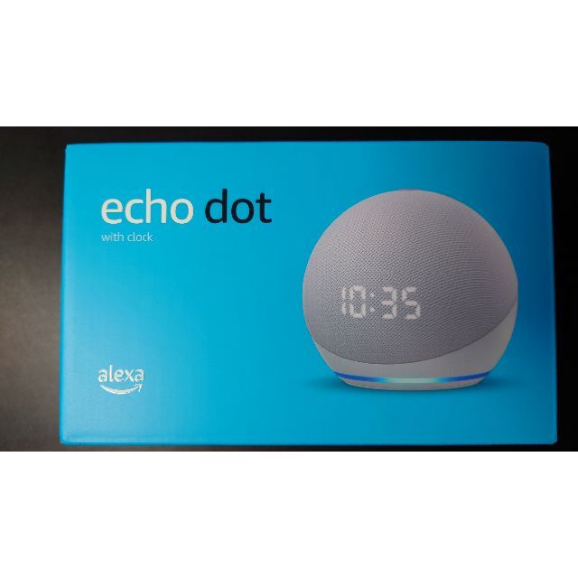 ☆新品☆Echo Dot エコードット 第4世代 時計付スマートスピーカー 白 スマホ/家電/カメラのオーディオ機器(スピーカー)の商品写真