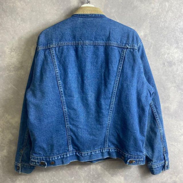 Wrangler(ラングラー)のラングラー 90s デニムジャケット 襟コーデュロイ 裏地ブランケット メンズのジャケット/アウター(Gジャン/デニムジャケット)の商品写真