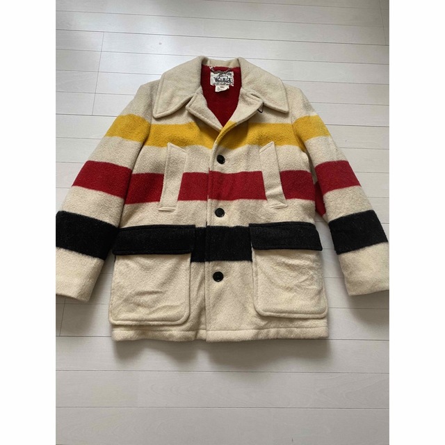 WOOLRICH(ウールリッチ)のウールリッチ　コート　ピーコート　ヴィンテージ メンズのジャケット/アウター(ピーコート)の商品写真