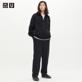 ユニクロ(UNIQLO)のユニクロU ボアスウェットトラックパンツ 22aw ブラックXL(その他)