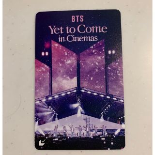 BTS Yet to Come使用済みムビチケ(K-POP/アジア)