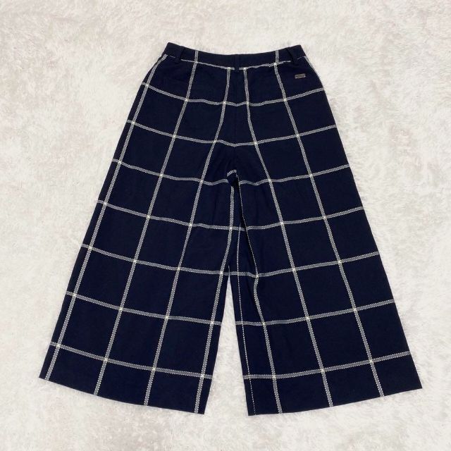 美品】ブルーレーベルクレストブリッジ 裾チェック柄パンツ パンツ 23