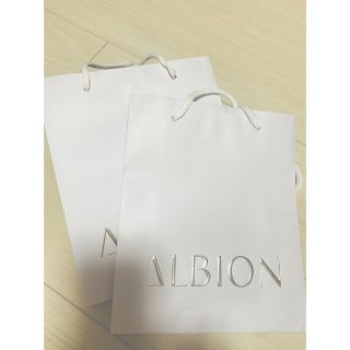 アルビオン(ALBION)のアルビオン　ショッパー　2枚セット(ショップ袋)