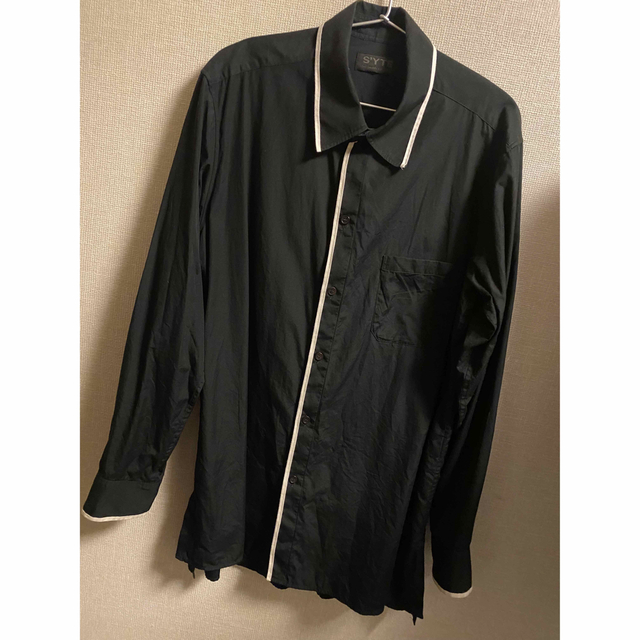 Yohji Yamamoto(ヨウジヤマモト)の100/2 BroadRegularCollarTapeShirt メンズのトップス(シャツ)の商品写真