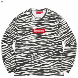 シュプリーム(Supreme)のSupreme Box Logo Crewneck "Zebra"(スウェット)