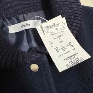 sheller シェリエレザースリーブウールブルゾンの通販 by m's shop|ラクマ