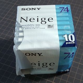 ソニー(SONY)のSONY 録音用ミニディスク　Neige 74　9本セット(その他)