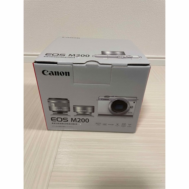Canon ミラーレス 一眼 ダブルレンズキット EOSM200WH-WLK 衝撃特価