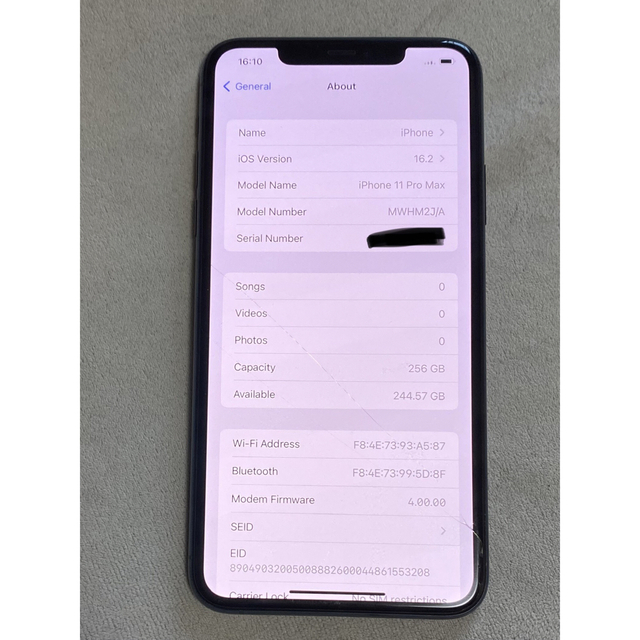 後払い手数料無料】 iPhone - Apple 11 GB 256 ミッドナイトグリーン
