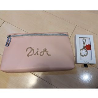 ディオール(Dior)の☆未使用　ディオール　ポーチ＆キーホルダー☆(キーホルダー)