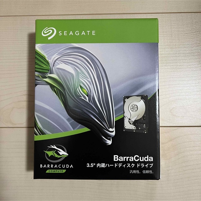 新品未使用 Seagate BarraCuda 3.5" 8TB 内蔵HDD