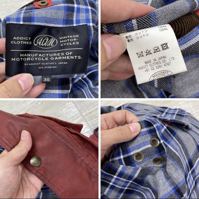 19aw 限定 アディクトクローズ ワックス ジャケット 取外しライナー