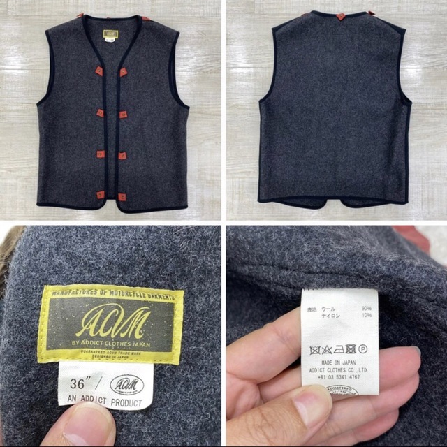 19aw 限定 アディクトクローズ ワックス ジャケット 取外しライナー