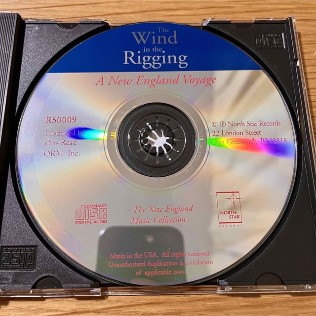 Disney(ディズニー)の【良品】The Wind In The Rigging ケープコッド BGM エンタメ/ホビーのCD(ワールドミュージック)の商品写真