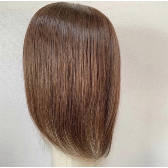 ライトブラウン 未カット ヘアピース 百合子ウィッグ | elisanievas.com