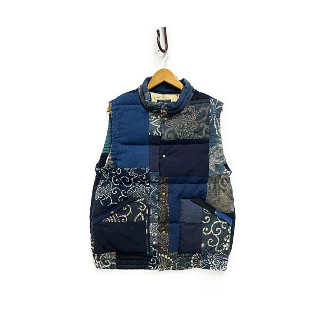 VISVIM ビズビム 品番 0220905013016 ICT INSULATOR DOWN VEST KOFU 古布 ダウンベスト インディゴ サイズ4 正規品 / 30005