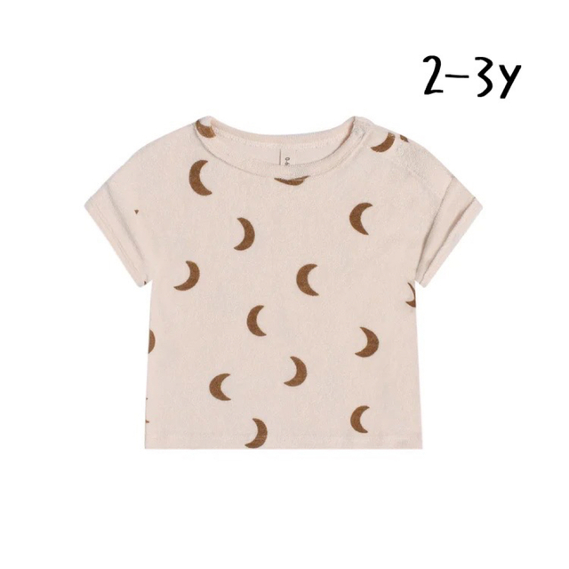 【新品未使用】organic zoo テリーTシャツ 2-3y キッズ/ベビー/マタニティのキッズ服女の子用(90cm~)(Tシャツ/カットソー)の商品写真