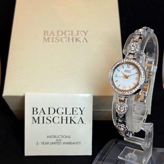 【綺麗‼︎】Badgley Mischka/新品未使用/レディース腕時計/激レア