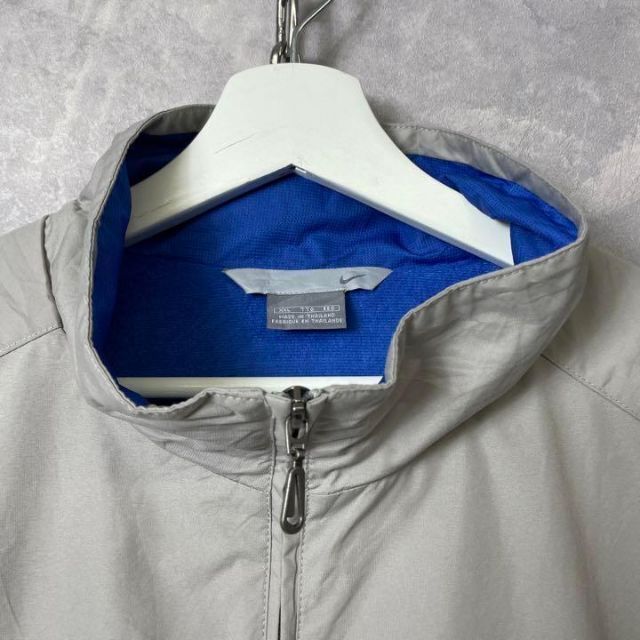 NIKE - ナイキ 90s ナイロンジャケット トラックジャケット グレー 青