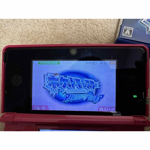 ポケモン(ポケモン)の【中古】ポケットモンスター アルファサファイア 3DS エンタメ/ホビーのゲームソフト/ゲーム機本体(携帯用ゲームソフト)の商品写真