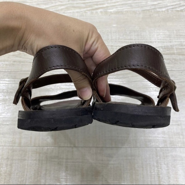 ADDICT(アディクト)のADDICT CLOTHES ヴァスコ レザー アーミー サンダル ビブラム メンズの靴/シューズ(サンダル)の商品写真